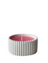 Aberto Design Vela de concreto soya 1TM color rojo aroma lavanda y vainilla hecha a mano para relajación y decoración del hogar